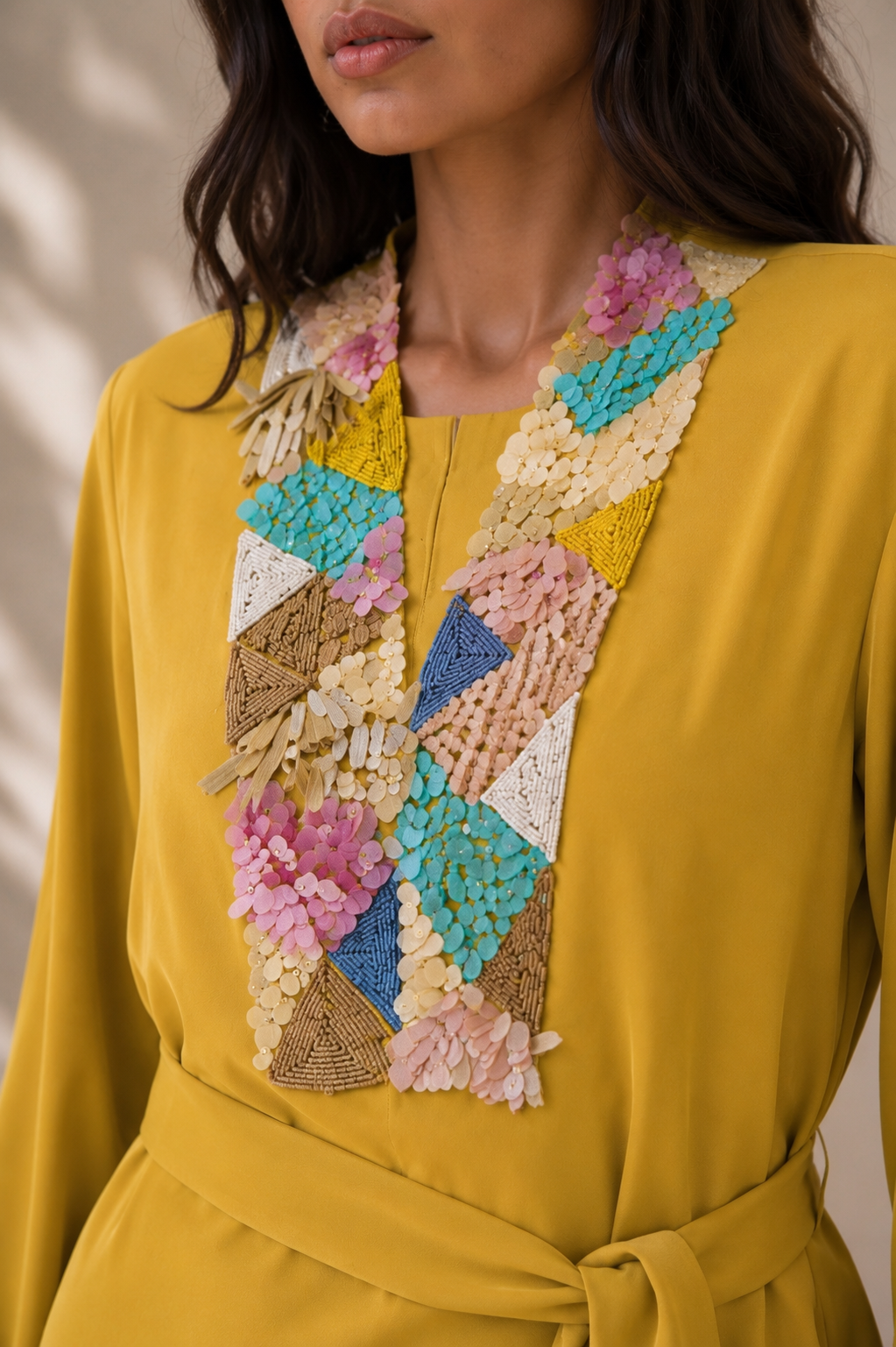 YELLOW SAPPHIRE CO ORD SET