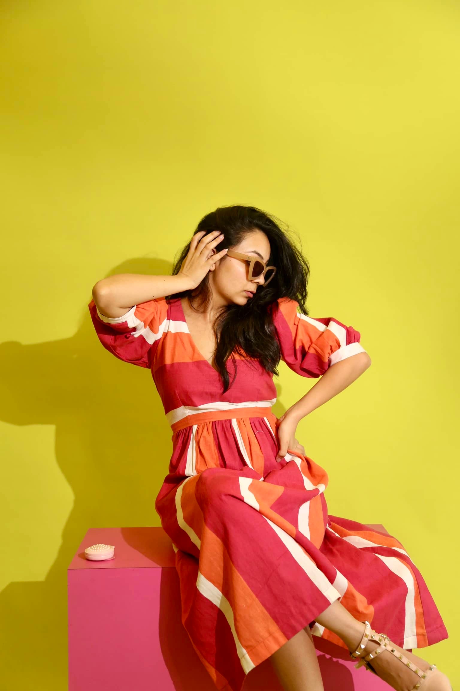 BUBBLE ORANGE DRESS