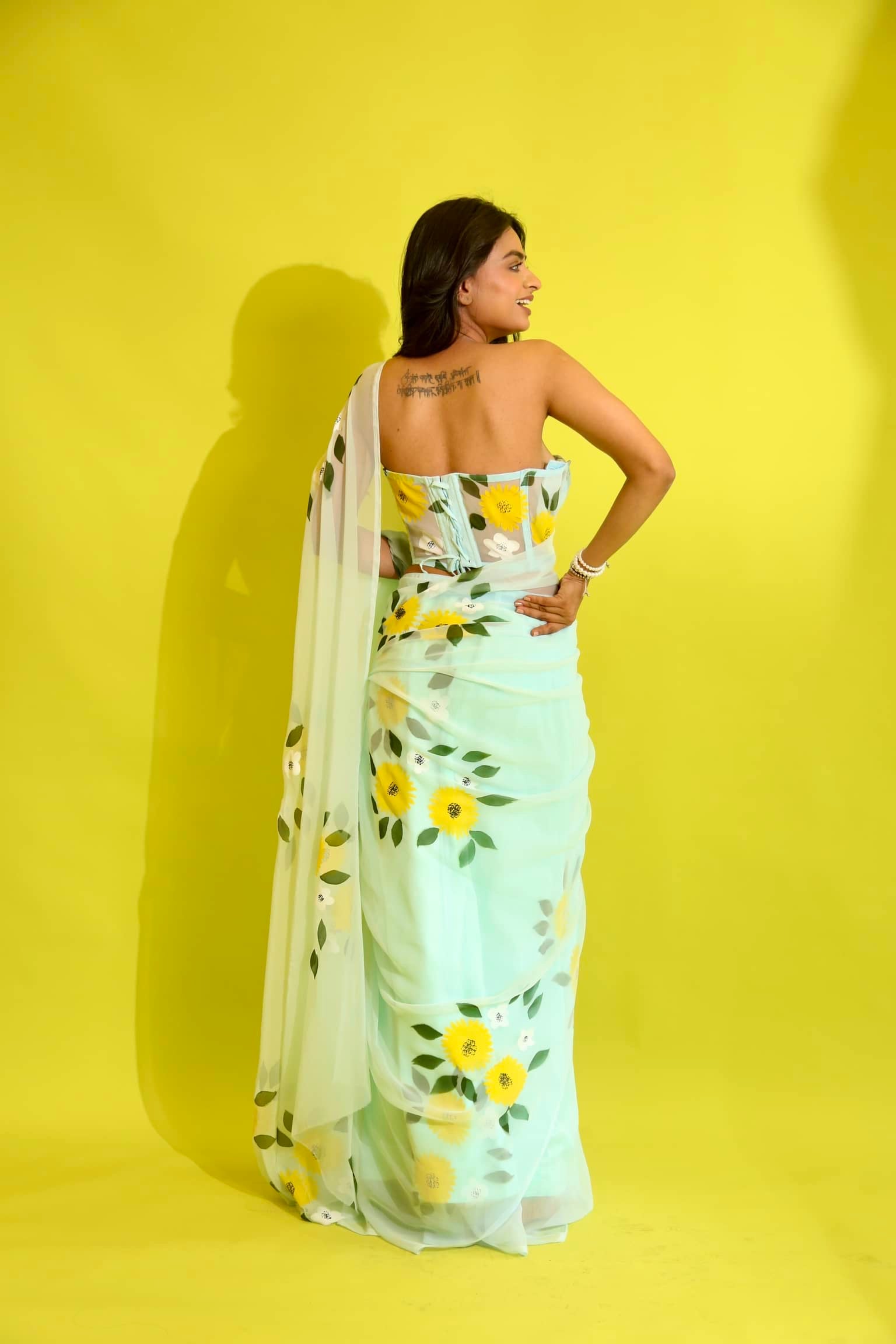 CORSET SAREE