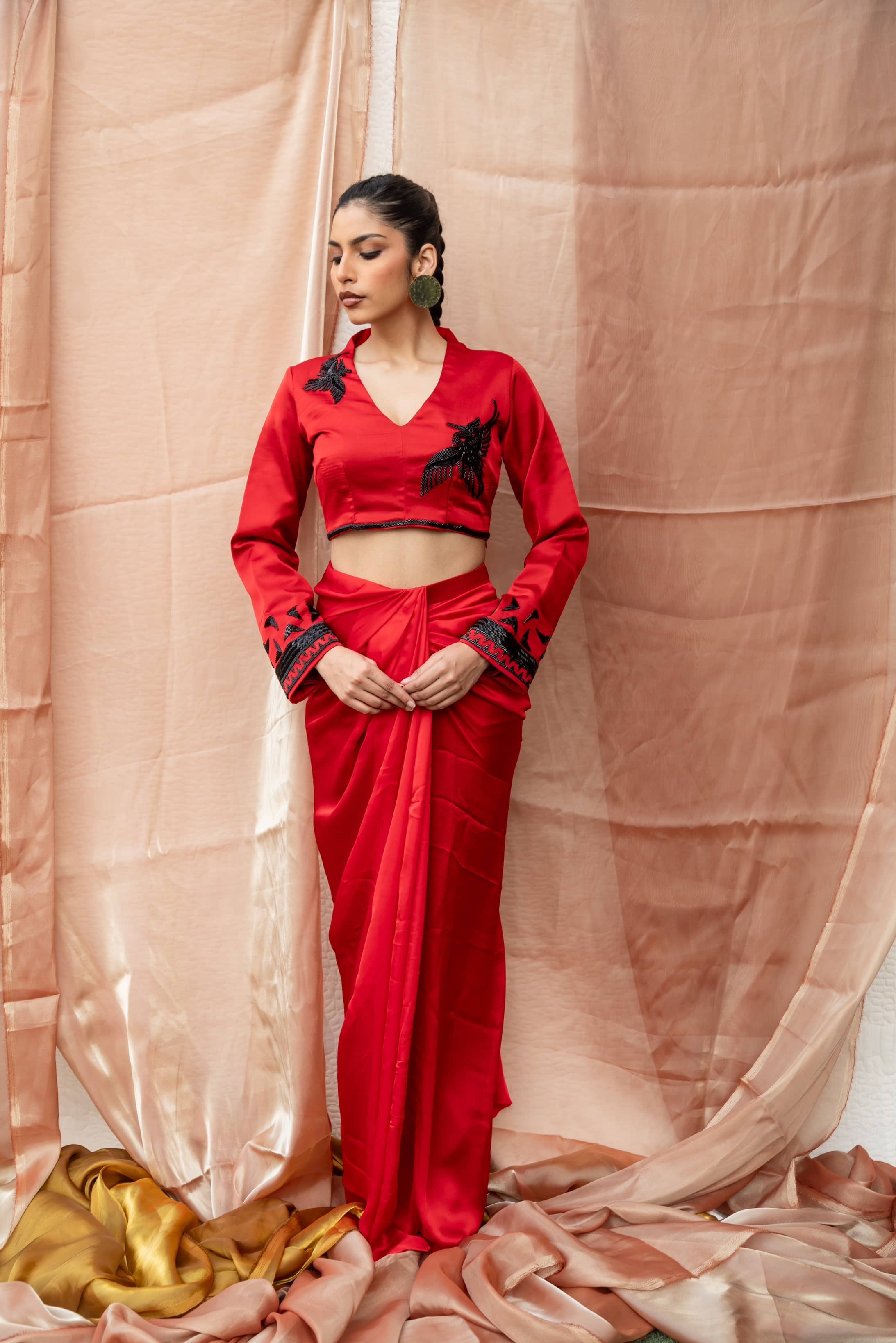 Raven red couture