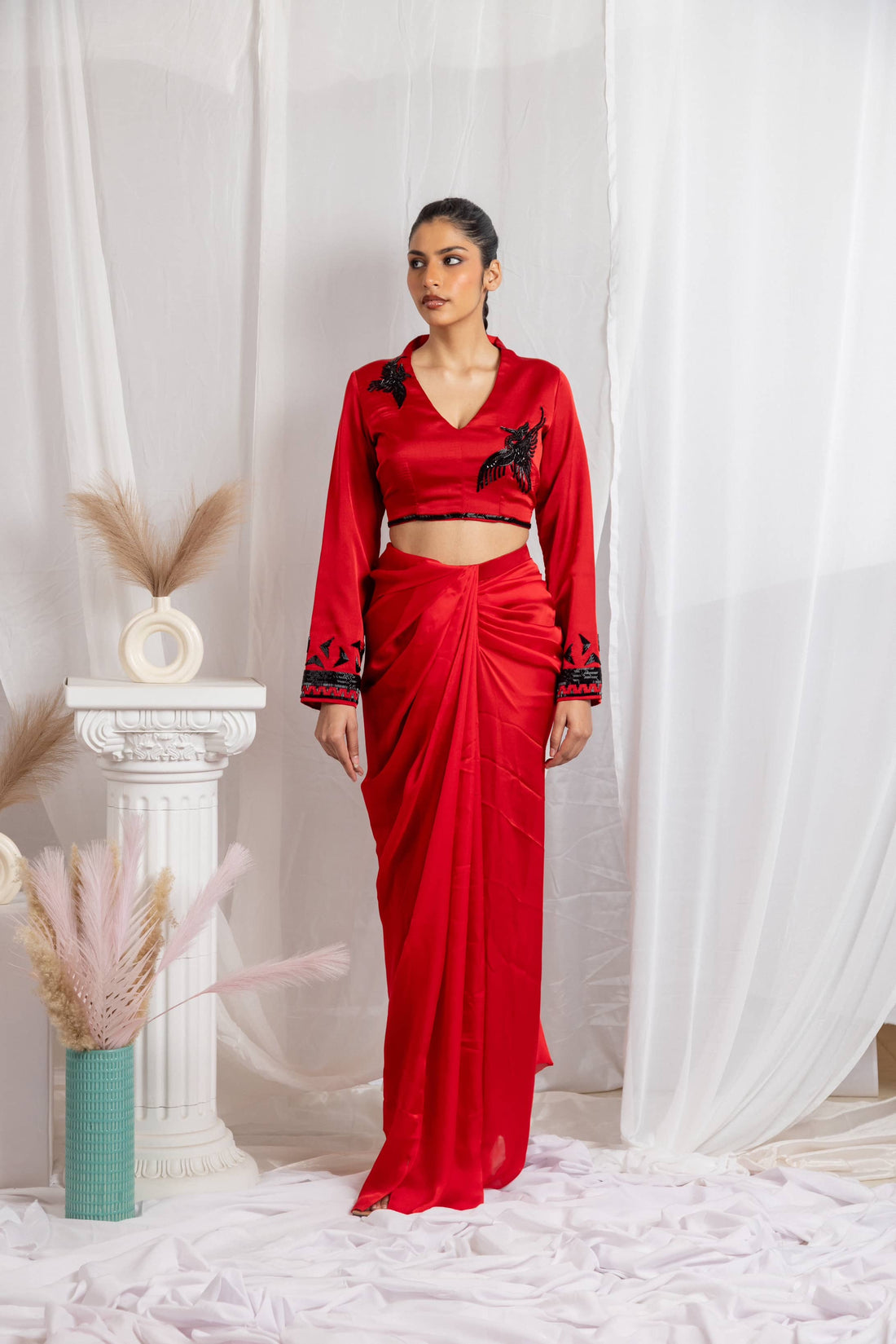 Raven red couture