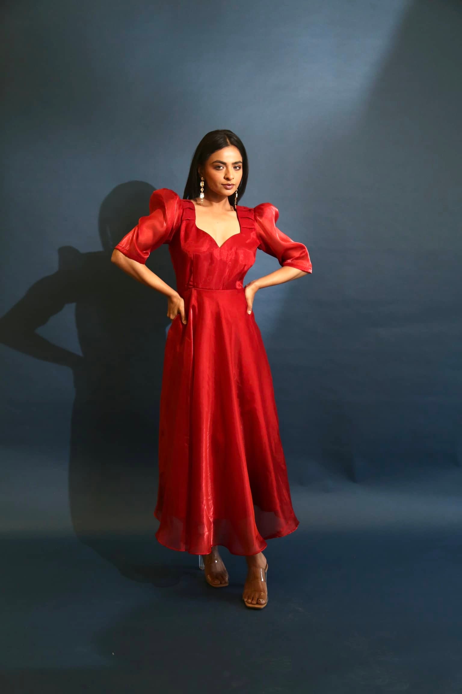 Red wine scarlet