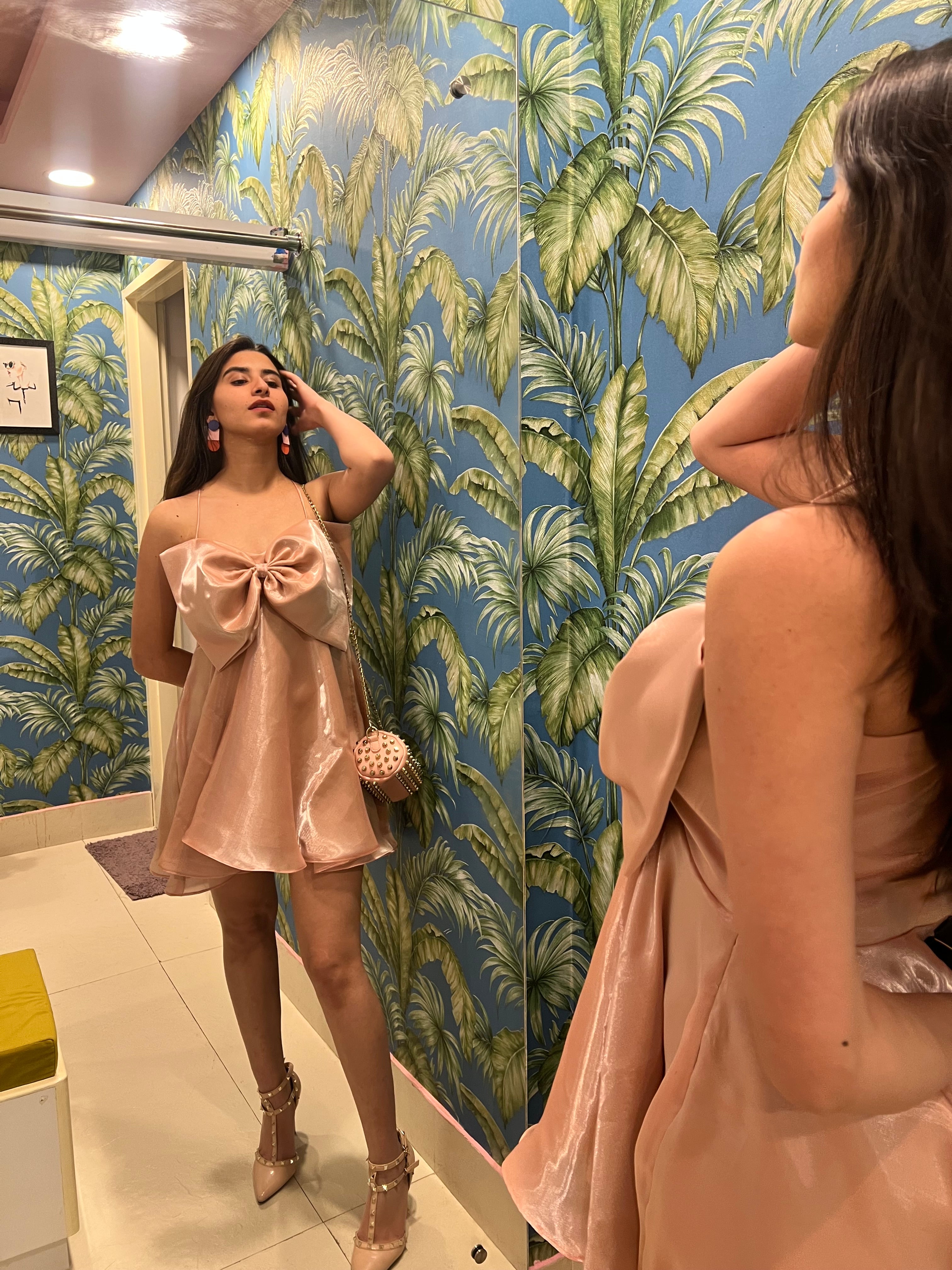 BOW MINI DRESS