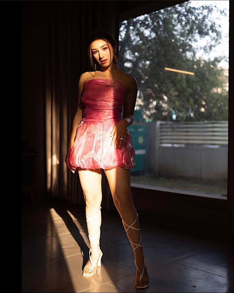 BUBBLEGUM MINI DRESS